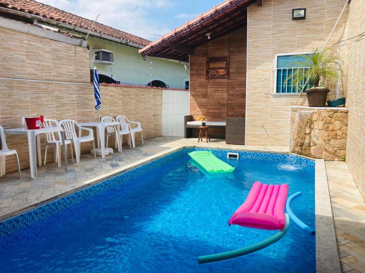 Casa Moderna E Aconchegante Com Opcao De Piscina Aquecida Cobrado A Parte, Area Gourmet Com Churrasqueira Em Deck Coberto, Lareira Na Sala A Apenas 50 Metros Da Praia Villa Praia Grande  Esterno foto